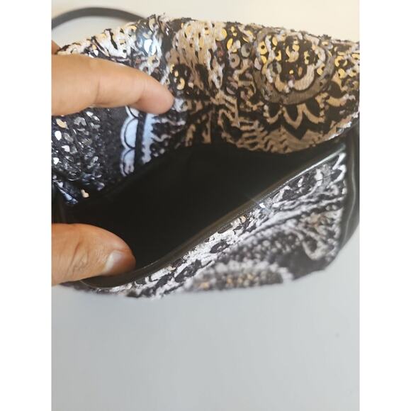 Vera Bradley Summer Sparkle Crossbody Bag MIDNIGHT PAISLEY Small‎ Purse - Picture 5 of 10